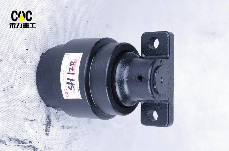 Hot New Products Kx91-3 Top Roller - Construction Machinery Parts Excavator Carrier Roller Bulldozer Track Top Roller Upper Roller SH120 – Heli detail pictures