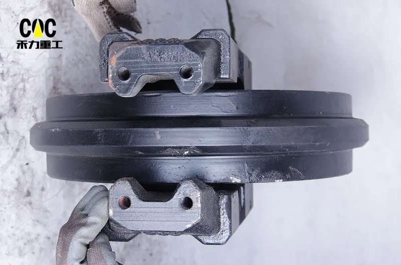 Wheel for kubota mini excavator undercarriage parts front idler sprocket idler 85 Russia excavator idler