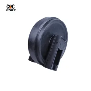 front track idler assy for mini excavator jcb wheel bulldozer parts rubber idler jcb220 pc20 pc60 pc200 Indian bulldozer roller