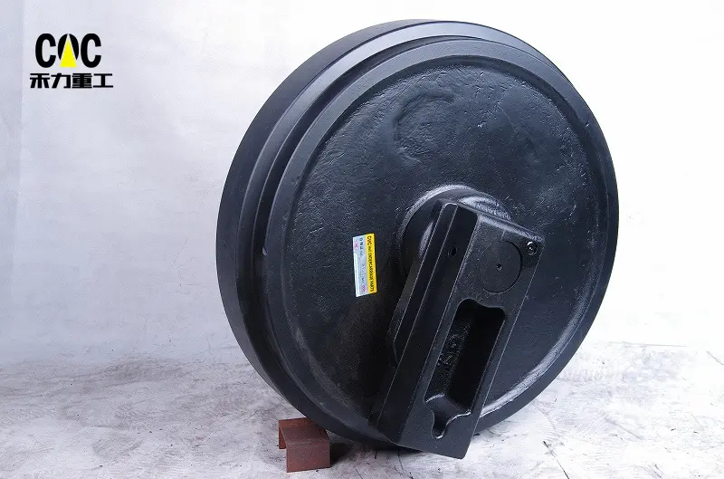 Construction Undercarriage Idler Parts Wholesale Black Front Idler For Excavator Idler R934
