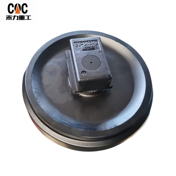 SUMITOMO-SH210-A6 front idler assembly/China OEM quality crawler undercarriage parts manufacture/CQC – idler wheel source factory china.