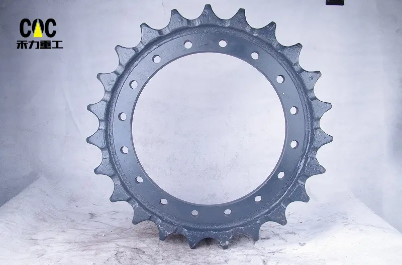 Wholesale Price Mini Excavator Sprockets - Excavator Undercarriage parts sprocket EX100 EX120 EX150 EX200 for Hitachi  – Heli detail pictures