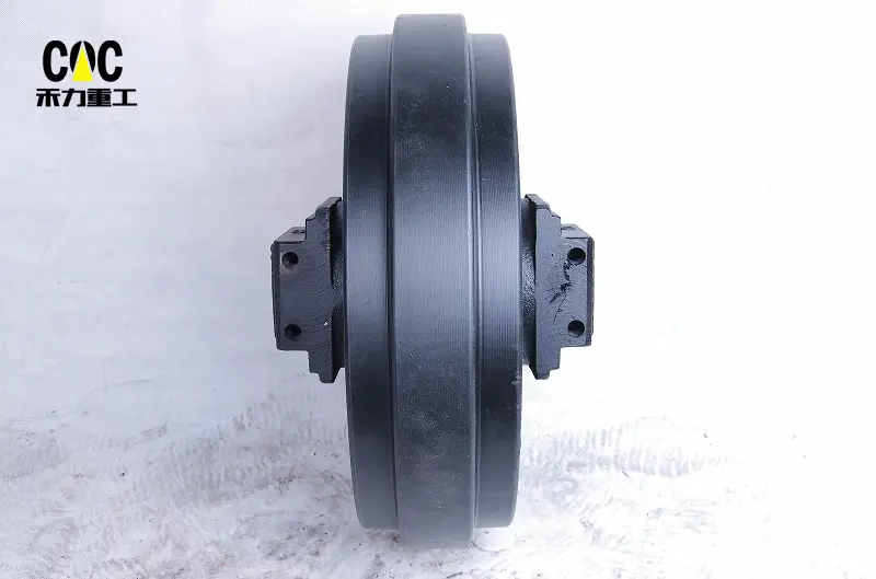 Excellent quality Cqc Front Idler Zax870 - Undercarriage parts EX100 Track idler excavator front idler – Heli detail pictures