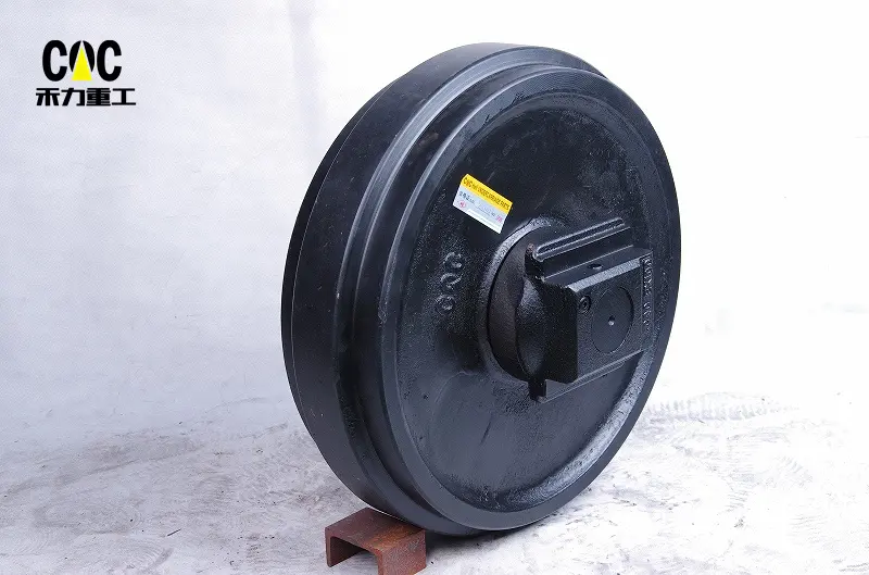 Excellent quality Cqc Front Idler Zax870 - Undercarriage parts EX100 Track idler excavator front idler – Heli detail pictures