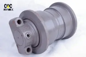 Large excavator roller track bottom roller pc400 sk450 bulldozer steel track double roller assembly