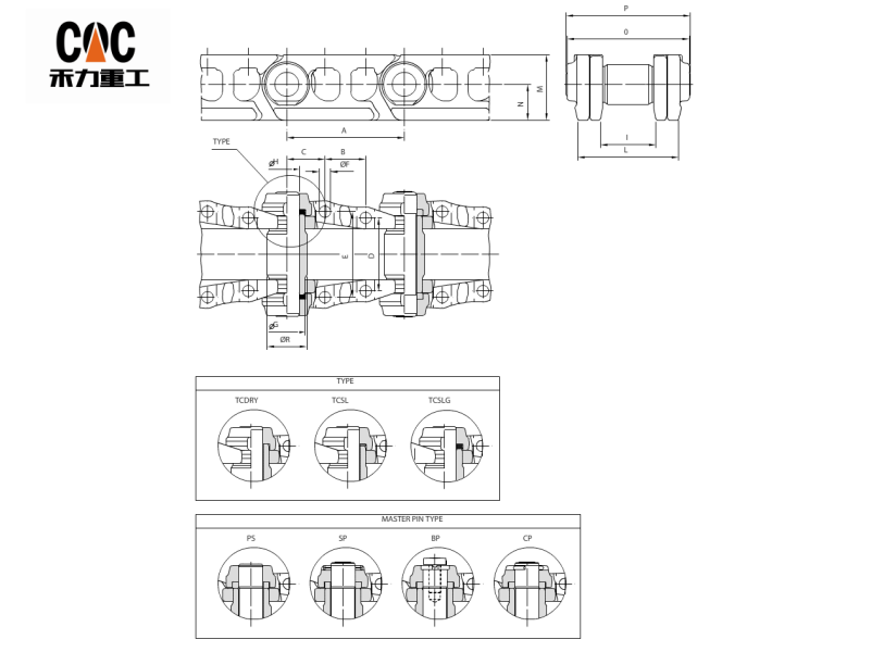 PC200 TRACK CHAIN