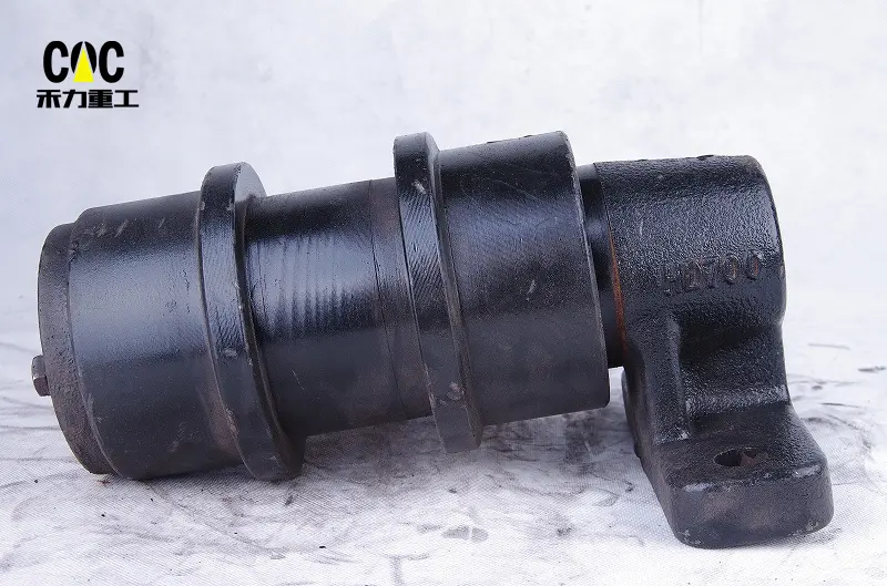 Made in India Excavator Carrier Roller EX120 EX100  Carrier Roller Good Quality Track Bottom Top Roller