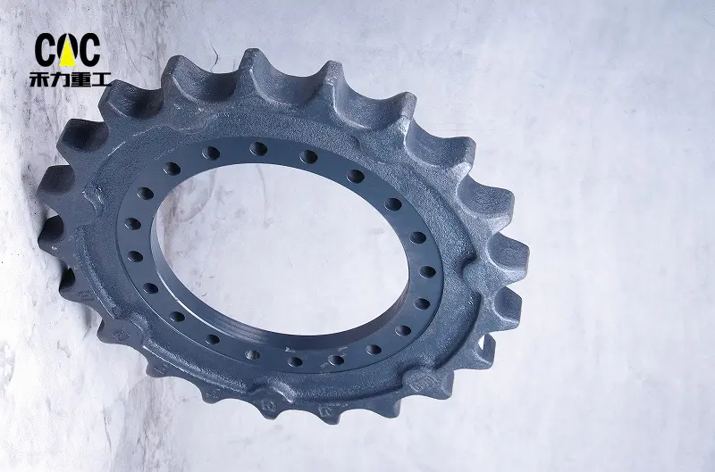 Factory Supply Excavator Track Sprocket - JCB220 Series Excavator Chassis Top Rollers Track Roller Idler Rubber Track Chain Sprocket for JCB Undercarriage Parts Kazakhstan excavator sprocket – Heli detail pictures