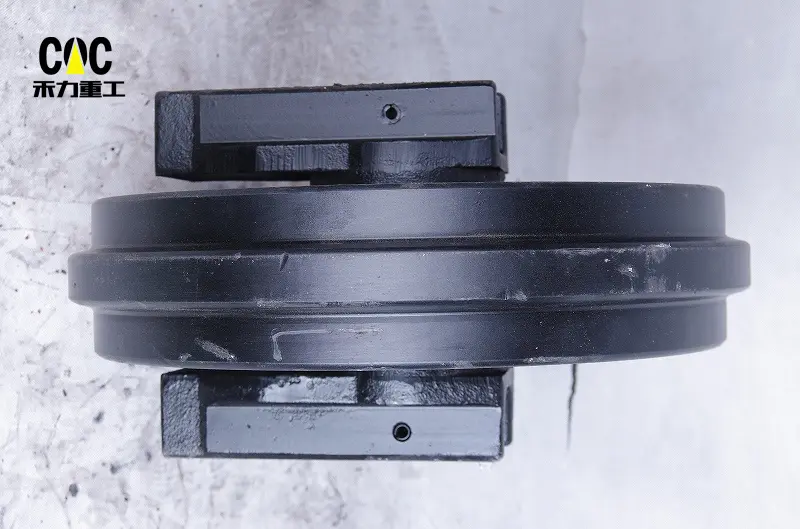 Factory Cheap Hot Ihi Mini Excavator Front Idler - Mini excavator idler front idler with bracket undercarriage idler r80 – Heli detail pictures