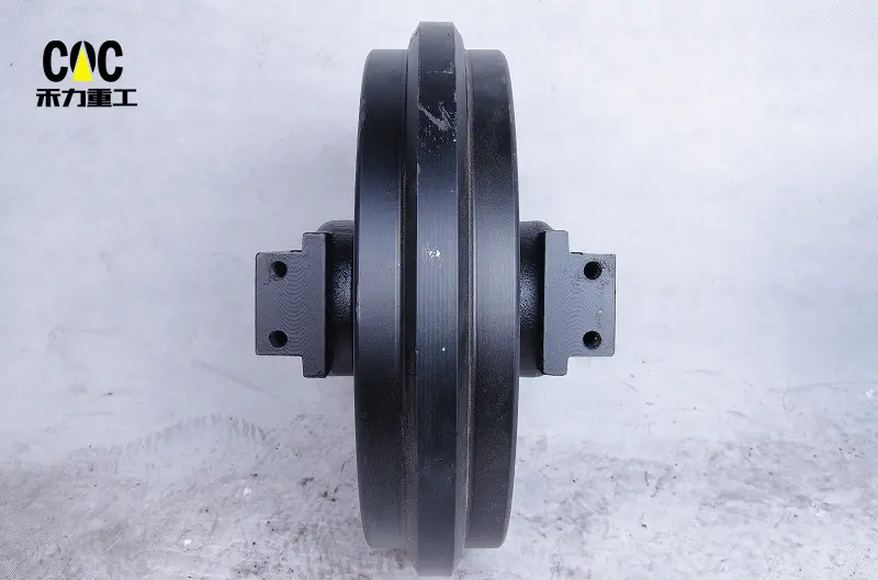 OEM Factory for Undercarriage Idlers - High Quality Roller Ex70 Front Idler Guide Wheel Pc360 7, Hot Sale Ms 120 Excavator Price In Japan R210 Front Idler Made in India front idler – Heli detail pictures