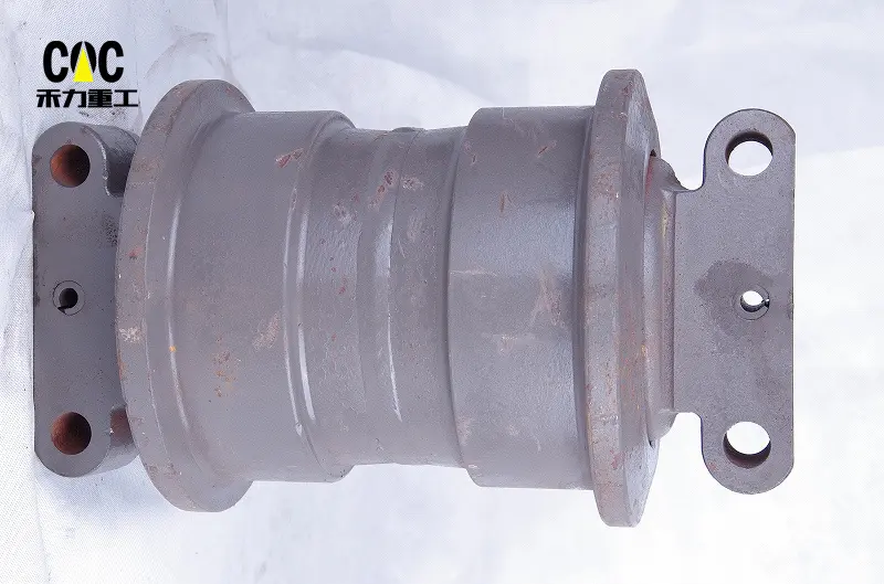 Large excavator roller track bottom roller pc400 sk450 bulldozer steel track double roller assembly