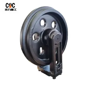 YQS35 FRONT IDLER GP ASS’Y MINI EXCAVATOE UNDERCARRIAGE PART CQC-TRACK PART MADE IN CHINA