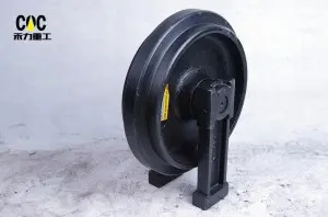 Excavator undercarriage spare parts E320 PC200 SK200 ZX200 front idler wheel for komatsu EX55 idler