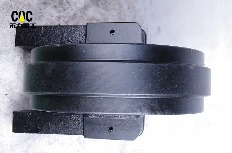 dozer idler roller  e200b excavator undercarriage parts forging idler assy CAT idler