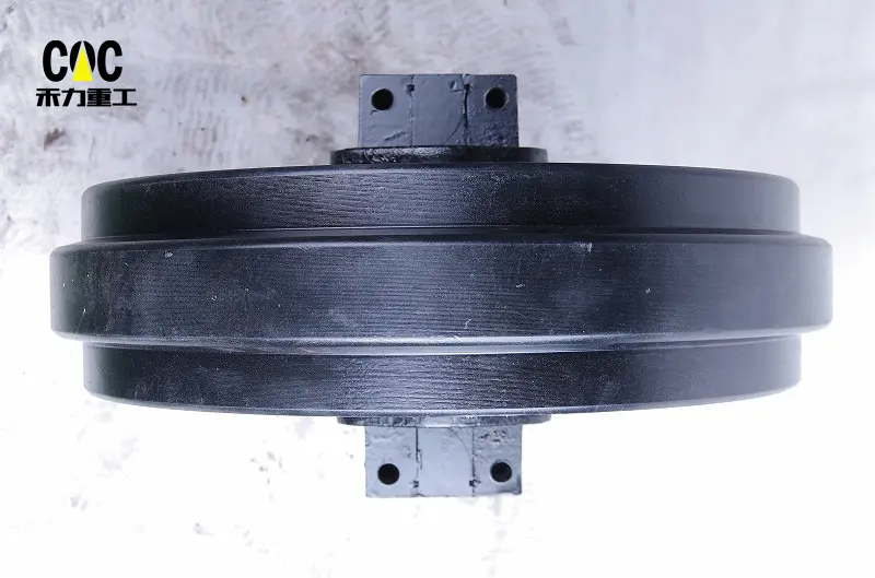 Excellent quality Cqc Front Idler Zax870 - Undercarriage parts EX100 Track idler excavator front idler – Heli detail pictures