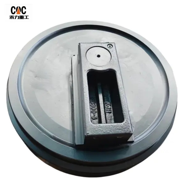KOMATSU excavator idler/PC300-5(207-30-53112;207-30-00160) front idler assembly,china front idler/Quanzhou idler roller factory/spare parts manufactures
