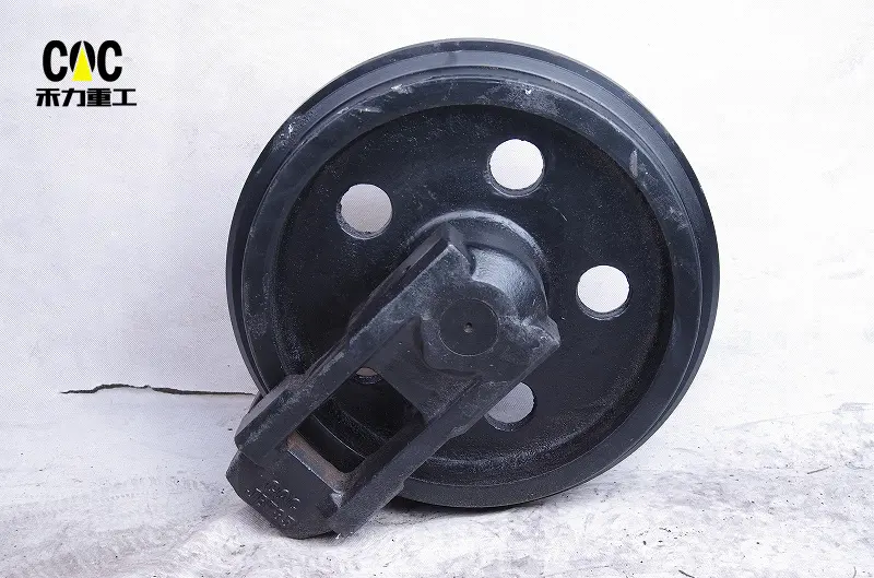 Wheel for kubota mini excavator undercarriage parts front idler sprocket idler 85 Russia excavator idler
