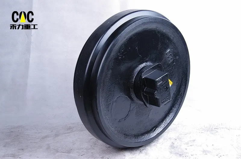 Front Idler Spare Parts Construction Equipment Parts Mini Excavator Parts Excavator Idler Wheel SH120 SH200 SH220