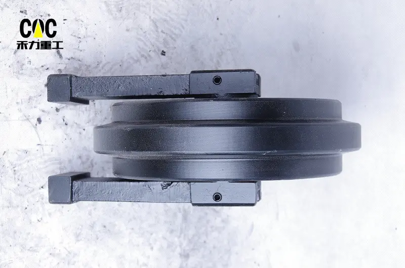 Excavator undercarriage spare parts E320 PC200 SK200 ZX200 front idler wheel for komatsu EX55 idler