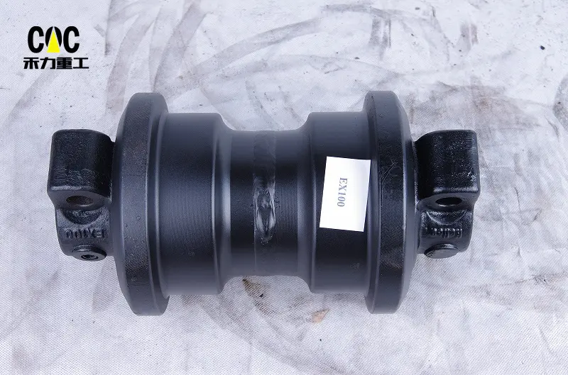 Factory Cheap Hot Heavy Duty Track Rollers - Sell EX100 Bulldozer Metal Bottom Roller Excavator Track Roller – Heli detail pictures