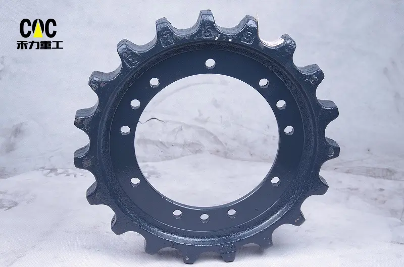 Hot New Products Rear Sprocket - Excavator Sprocket,Professional factory OEM excavator Sprocket zax60, assembly part, Induction hardening – Heli detail pictures