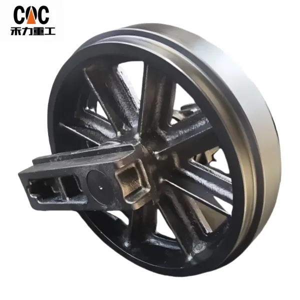 XUGONG-XG280 front idler assembly-heavy-duty excavator undercarriage part-made by CQC TRACK-source factory direct