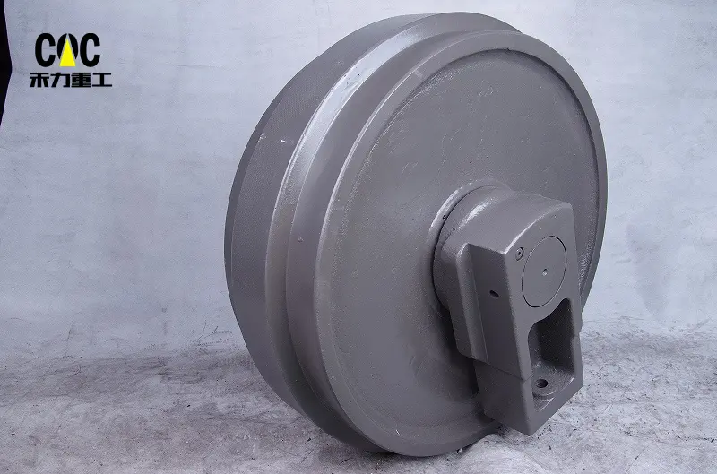 Low price for Cqc Front Idler Pc400 - New excavator accessories for SK350 SK450 excavator crawler front idler – Heli