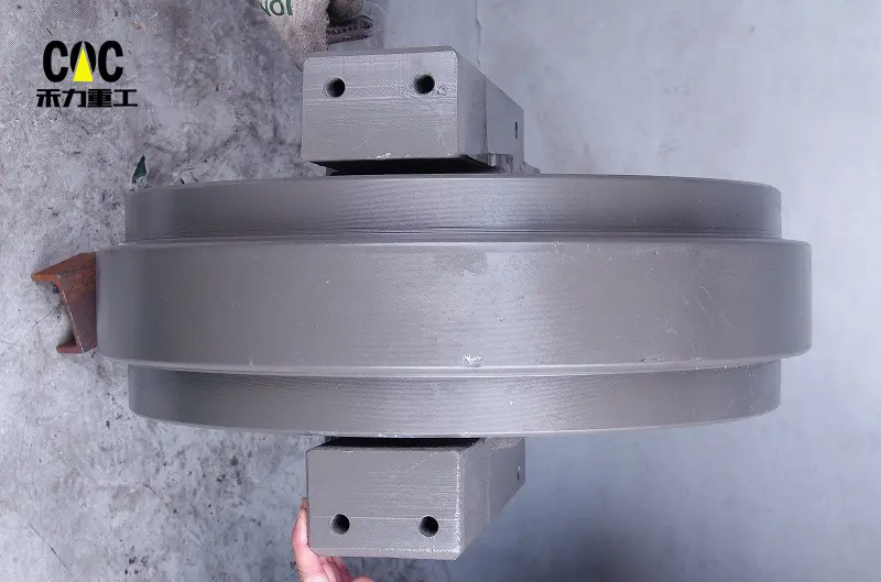 High Quality for Idler In Excavator - Sell DX300 Bulldozer Excavator undercarriage spare parts excavator track idler – Heli detail pictures