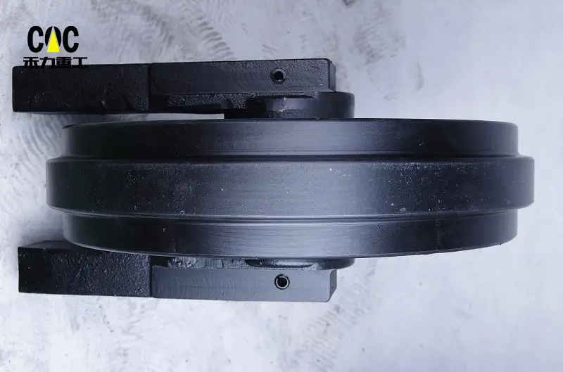 OEM/ODM Factory Idler Assy Excavator - excavator undercarriage parts track roller PC50 PC60 PC70 cprocarrier roller PC75 PC78 PC88 front idler PC100 PC200 PC300 sket Idler – Heli detail pictures