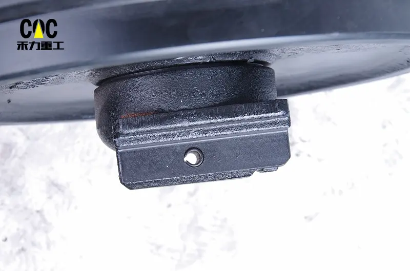 Undercarriage parts EX100 Track idler excavator front idler assembly made by CQC Track