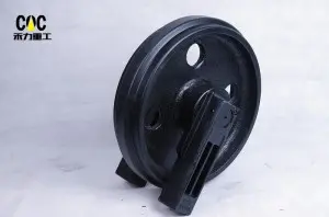Front Track Idler Assy For Mini Excavator Jcb Wheel Bulldozer Parts Rubber Idler Js220 Pc20 Pc60 Pc200 Pc300 Ex120-2 Js220 Made in Mexico Idler PC60