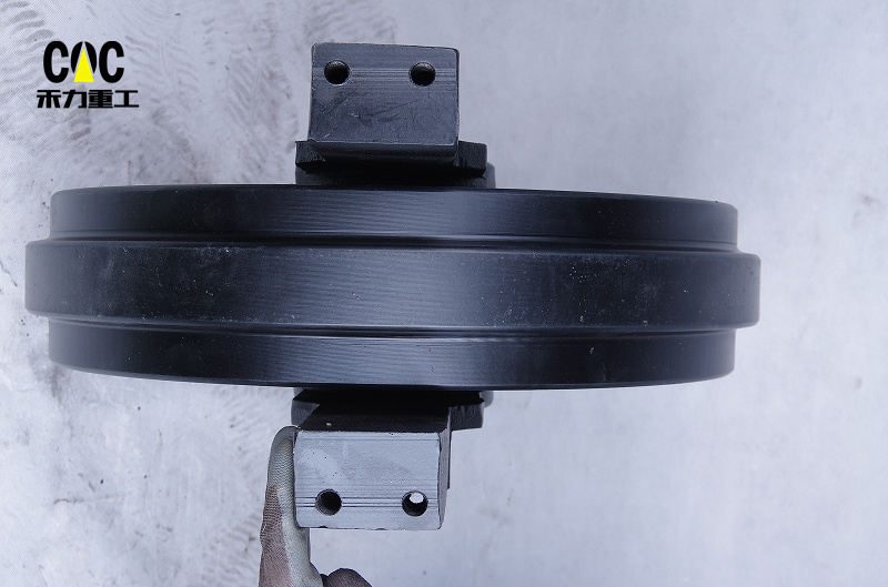 OEM/ODM Factory Idler Assy Excavator - excavator undercarriage parts track roller PC50 PC60 PC70 cprocarrier roller PC75 PC78 PC88 front idler PC100 PC200 PC300 sket Idler – Heli detail pictures