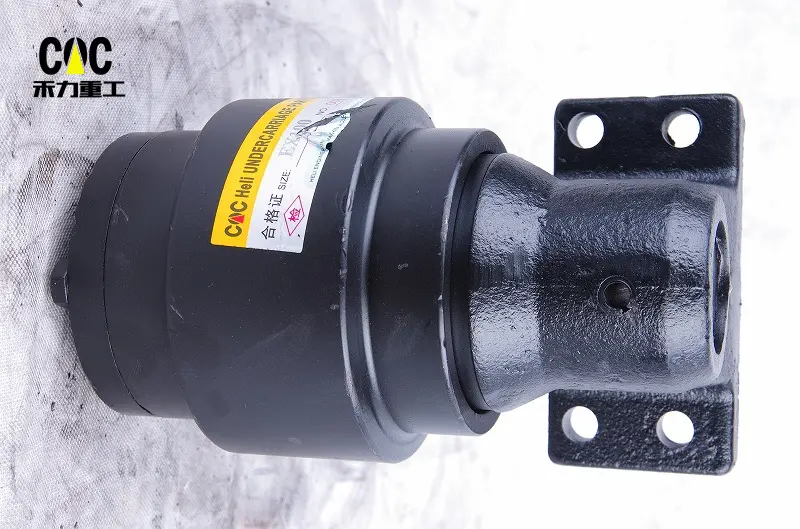 Wheel Excavator Undercarriage Parts EX50 EX60 EX100 Top Roller Carrier Roller Support Roller