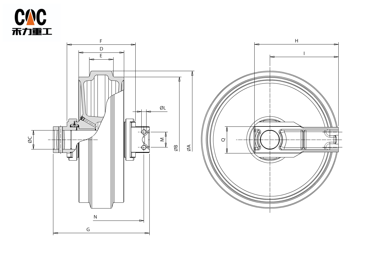 EC55 IDLER