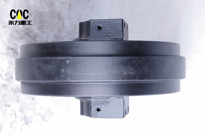 High quality SH60 SH65 SH100 SH120 SH200 SH220 SH260  excavator idler assembly for undercarriage parts