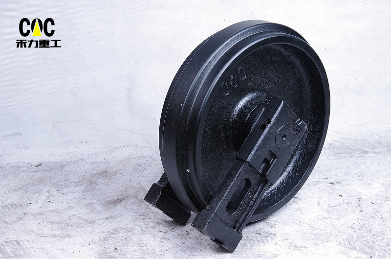 100% Original Undercarriage Equipment - Factory Price Mini Excavator Front Idler Rollers for Volvo EC55B EC60C EC140B EC200B – Heli