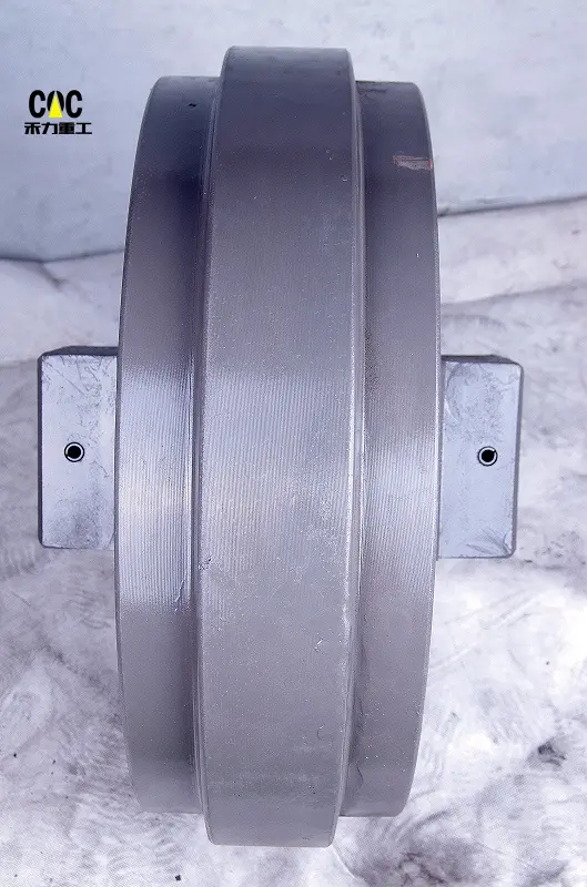 China wholesale Idler Group - Hot Sale Excavator Undercarriage Parts Front Idler Roller sh300 – Heli detail pictures